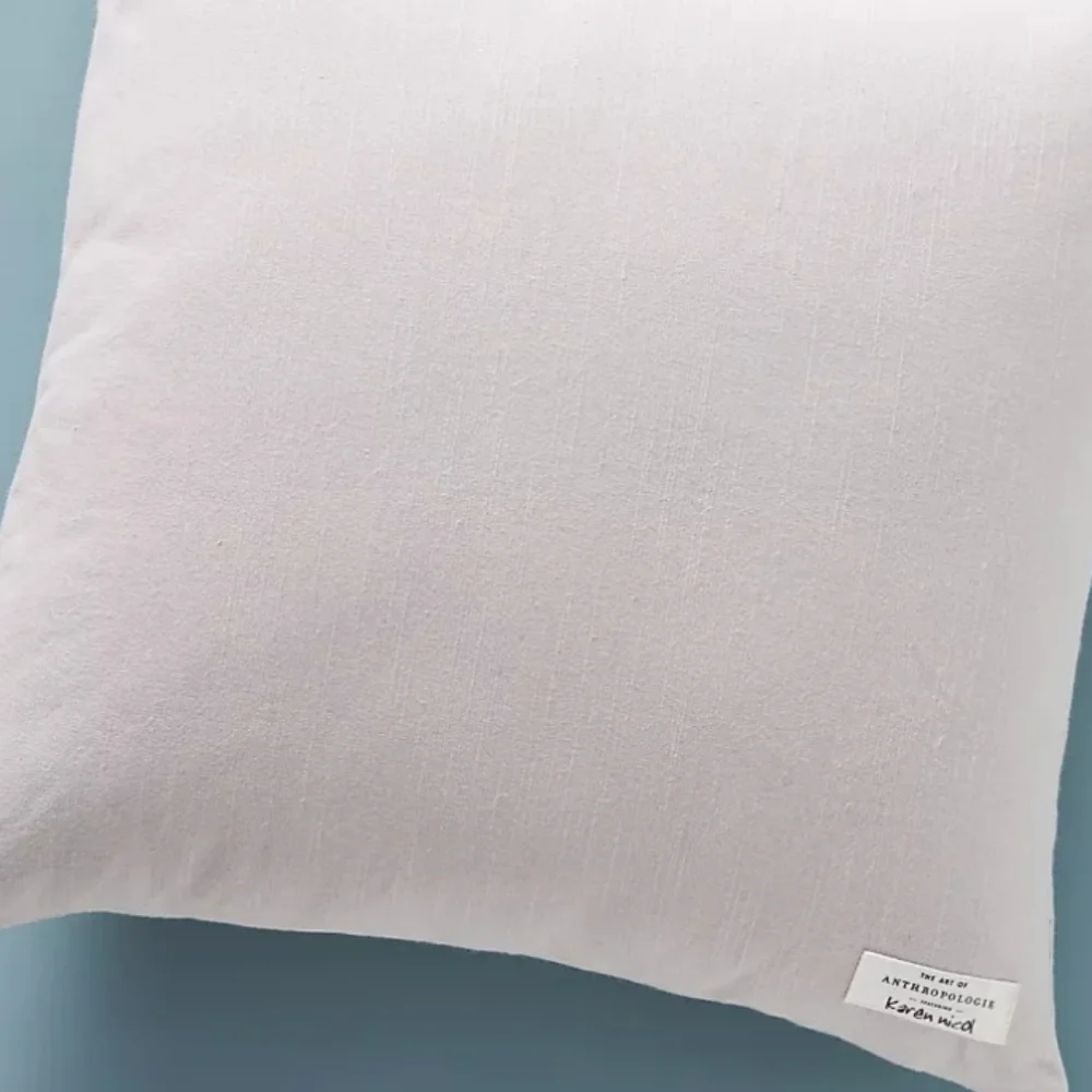 Karen Nicol Embroidered Wintertime Pillow - Picture 3 of 7